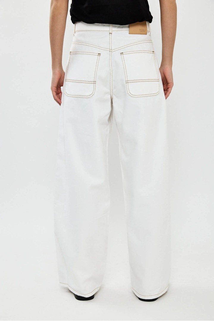 CHERYL palazzo jeans white