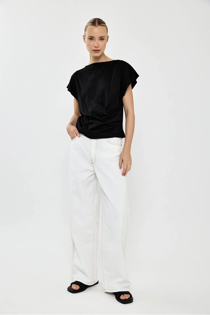 CHERYL palazzo jeans white