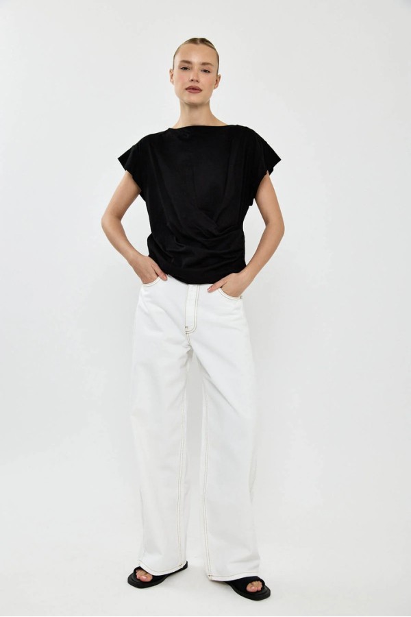 CHERYL palazzo jeans white