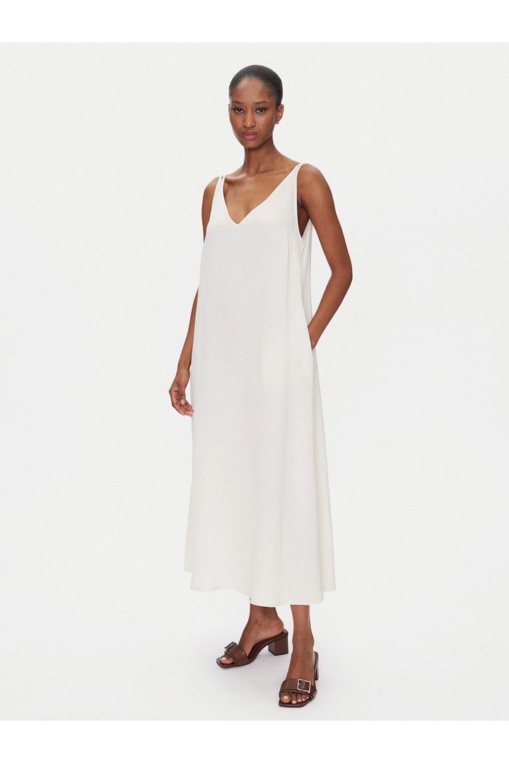 SLIP DRESS ECRU
