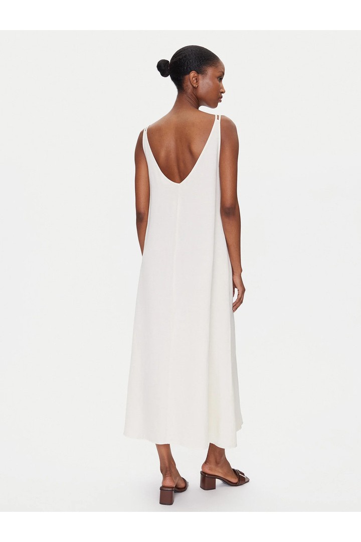 SLIP DRESS ECRU