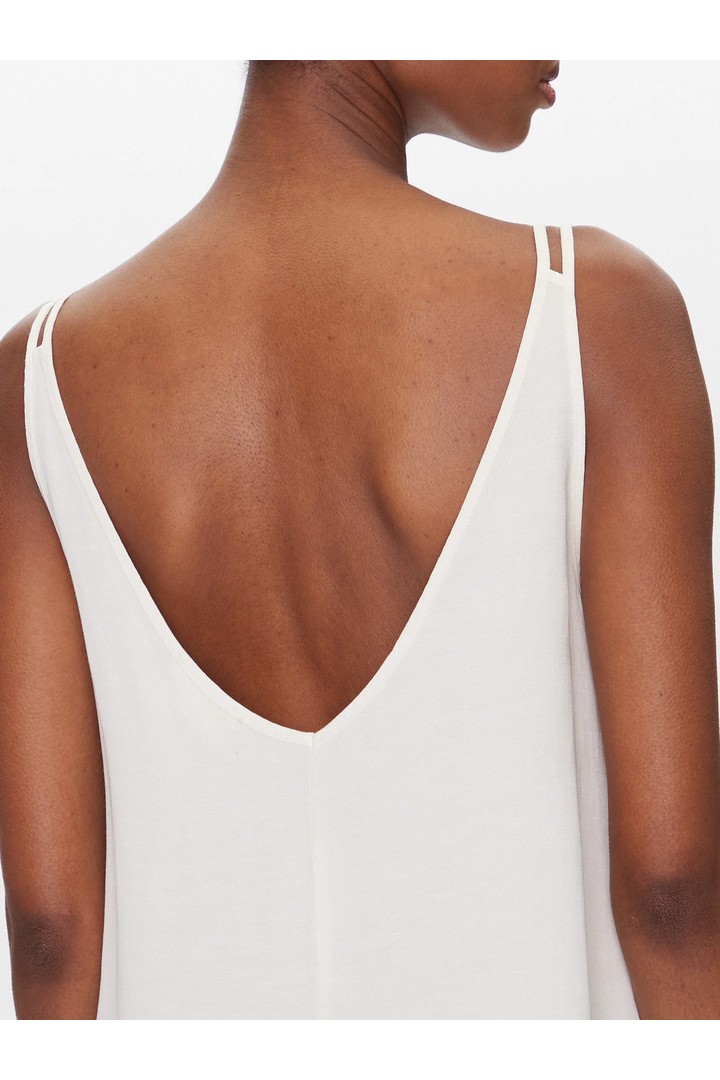SLIP DRESS ECRU