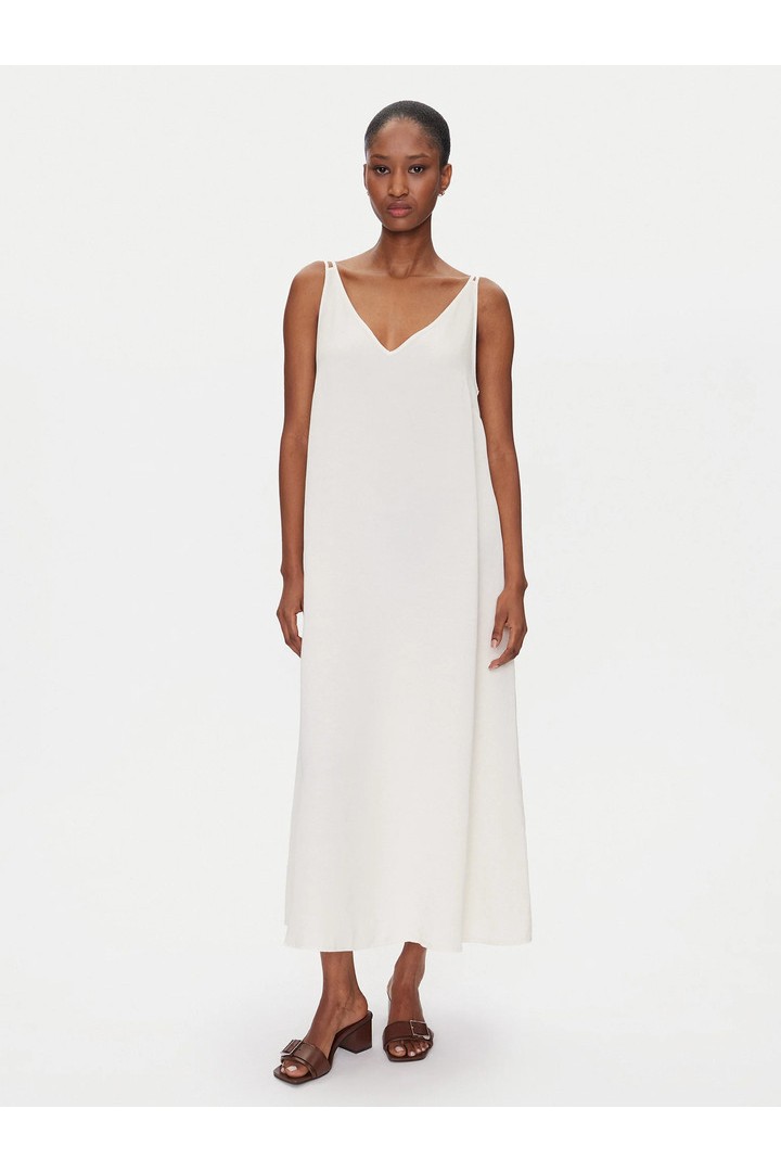SLIP DRESS ECRU