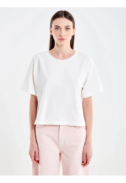 Basic Cropped T-shirt White