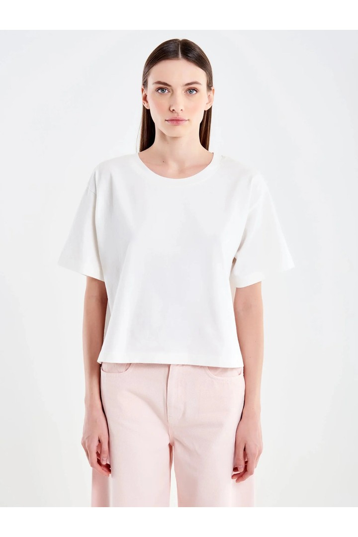 Basic Cropped T-shirt White