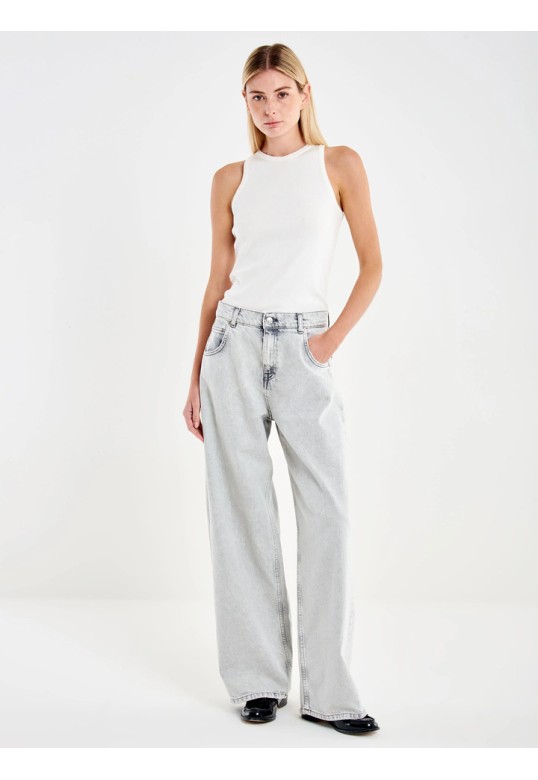 Icon Mia Baggy Grey Jeans