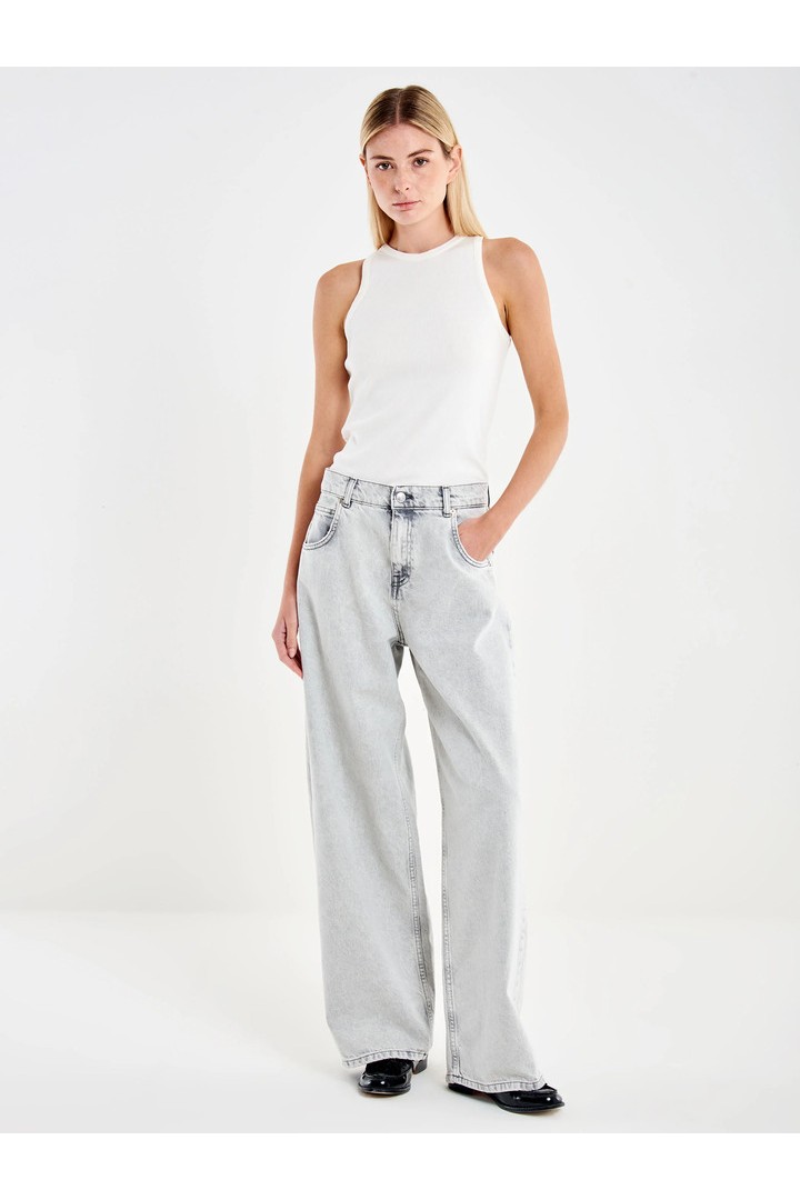 Icon Mia Baggy Grey Jeans