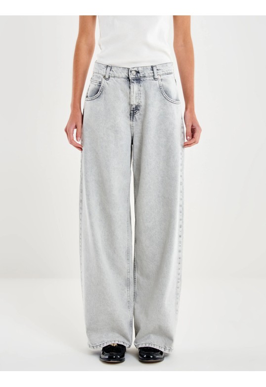 Icon Mia Baggy Grey Jeans