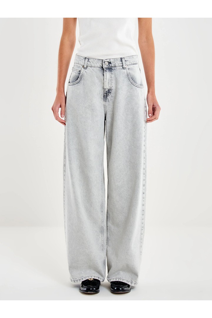 Icon Mia Baggy Grey Jeans