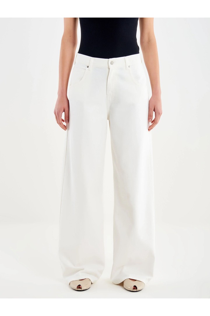  Mia Baggy White Jeans