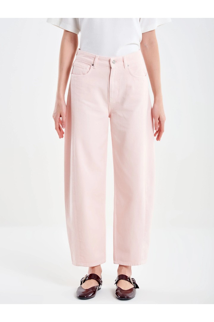Chiara Barrel Pink Jeans