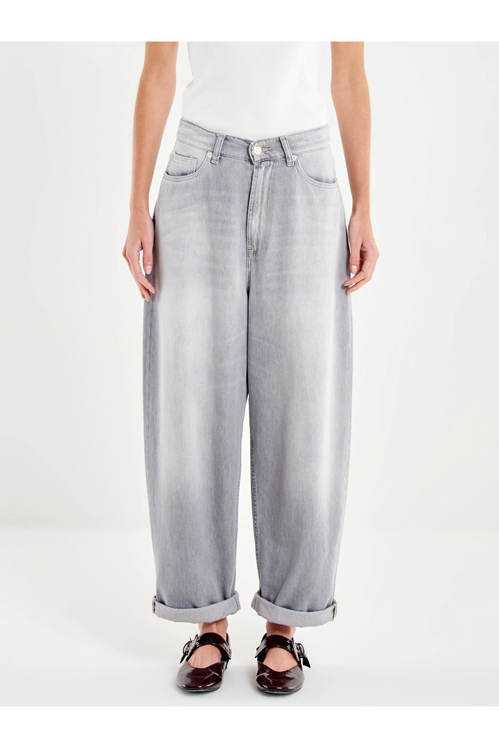 Laila Relaxed Fit Jeans Grey