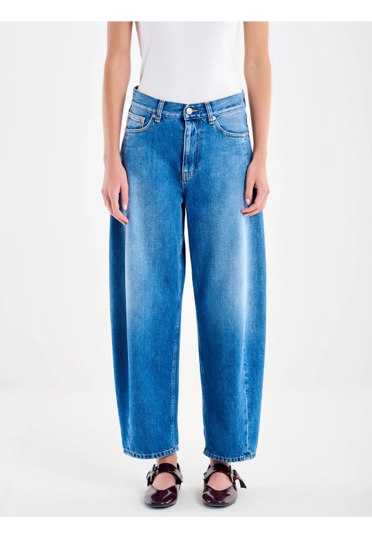 Chiara Barrel Blue Jeans
