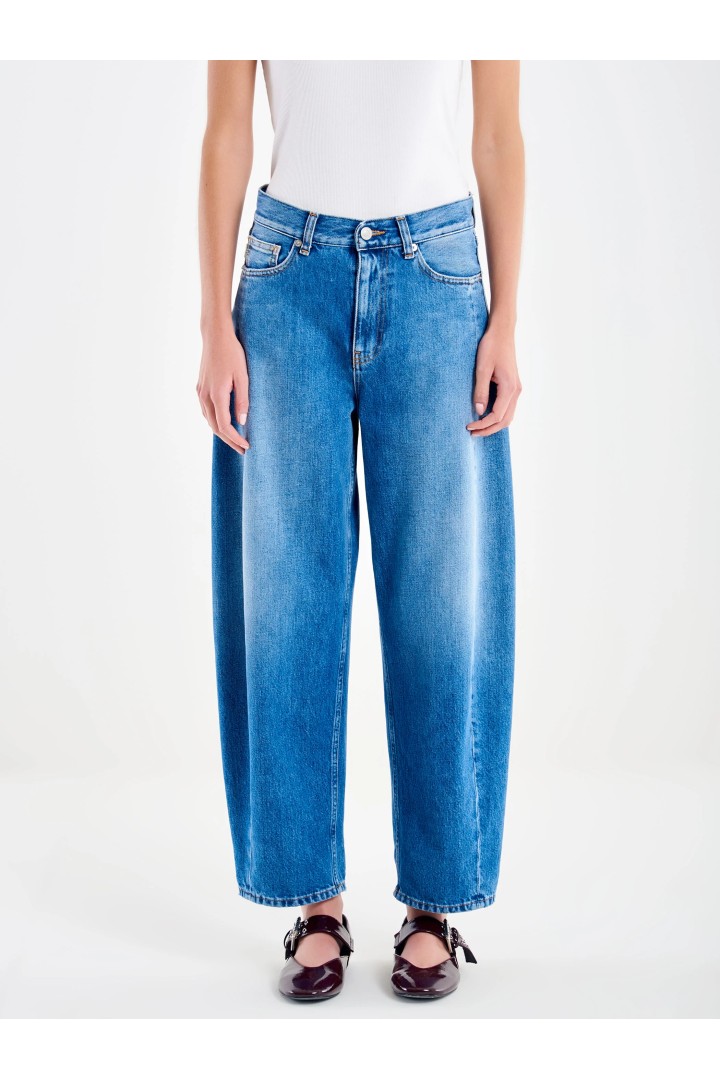 Chiara Barrel Blue Jeans