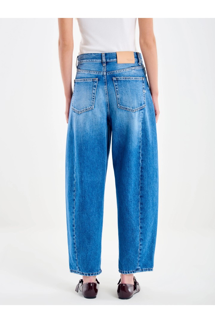 Chiara Barrel Blue Jeans