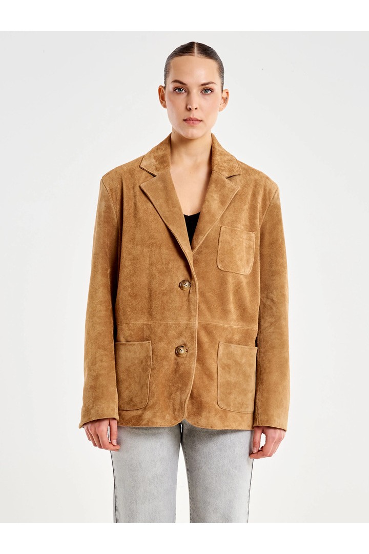Suede Leather Over Jacket