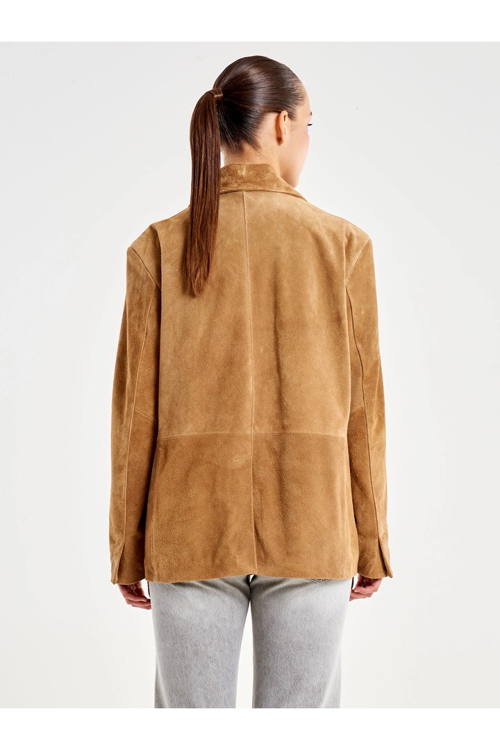 Suede Leather Over Jacket