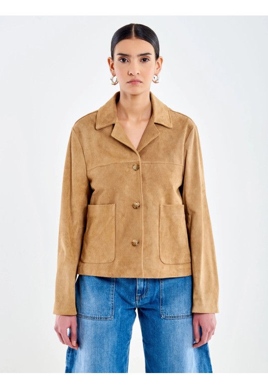 Short Suede Jacket