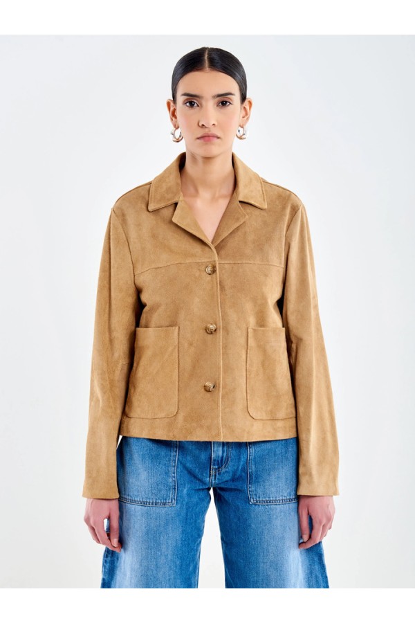 Short Suede Jacket