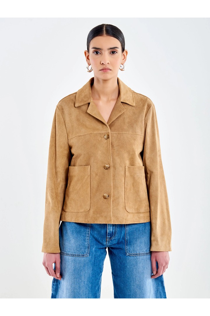 Short Suede Jacket