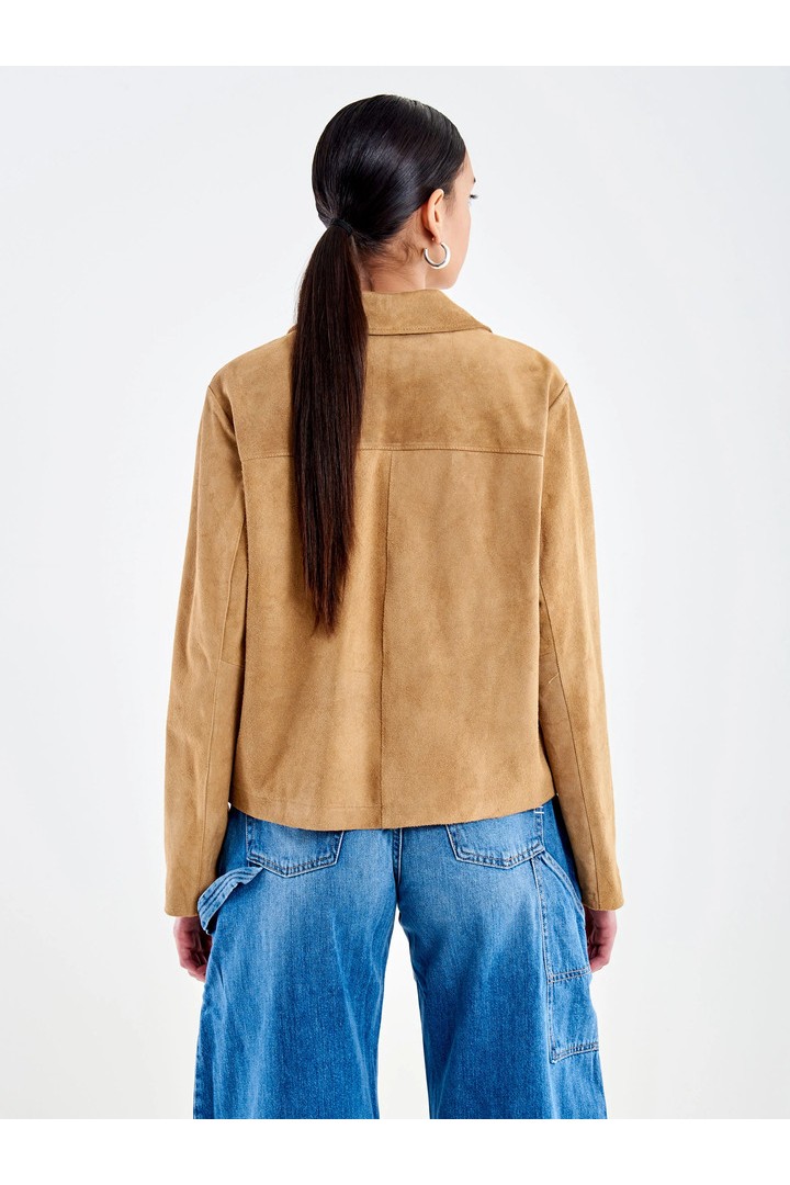 Short Suede Jacket