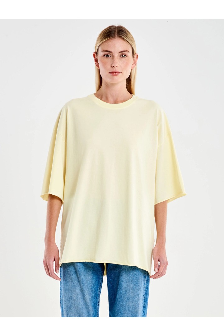 Basic Oversize T-shirt Yellow