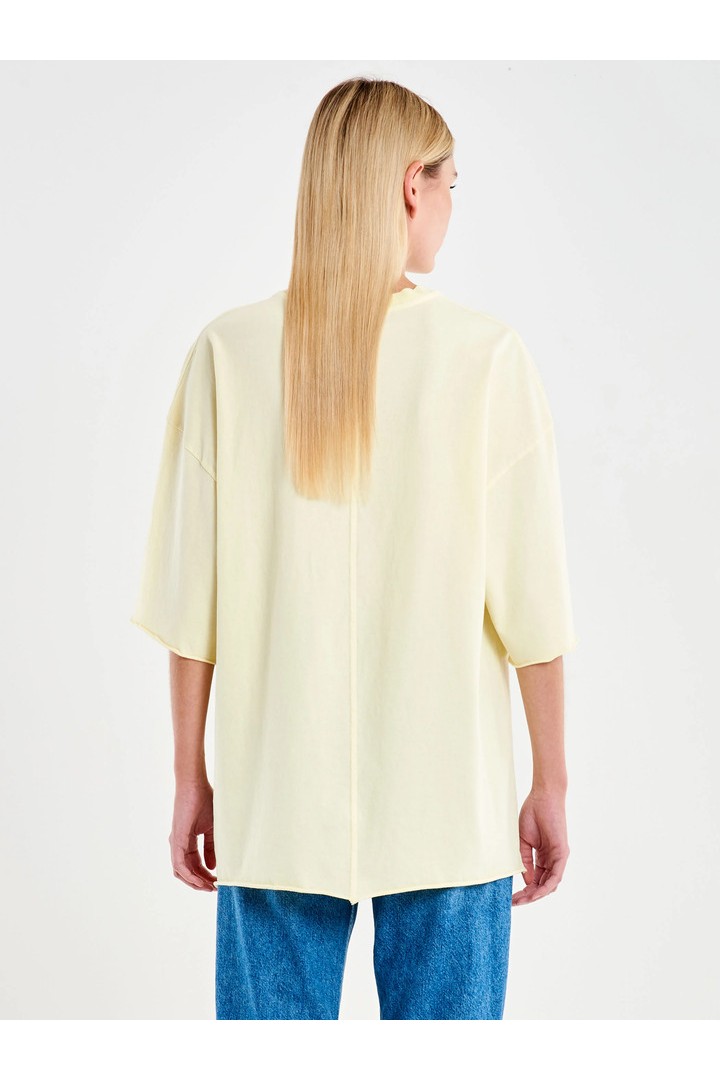 Basic Oversize T-shirt Yellow
