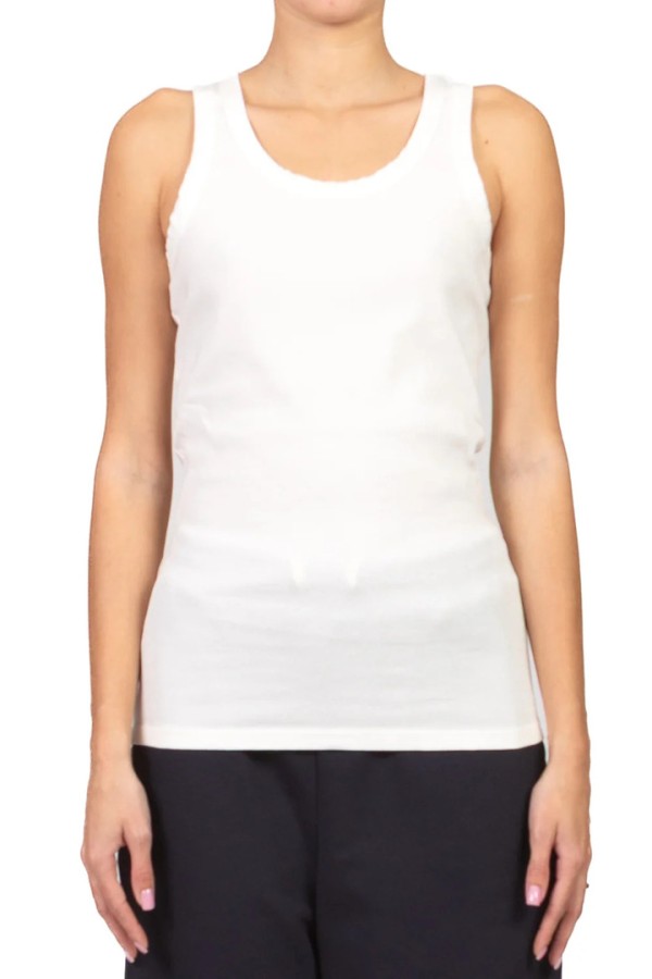 RIB TOP WHITE