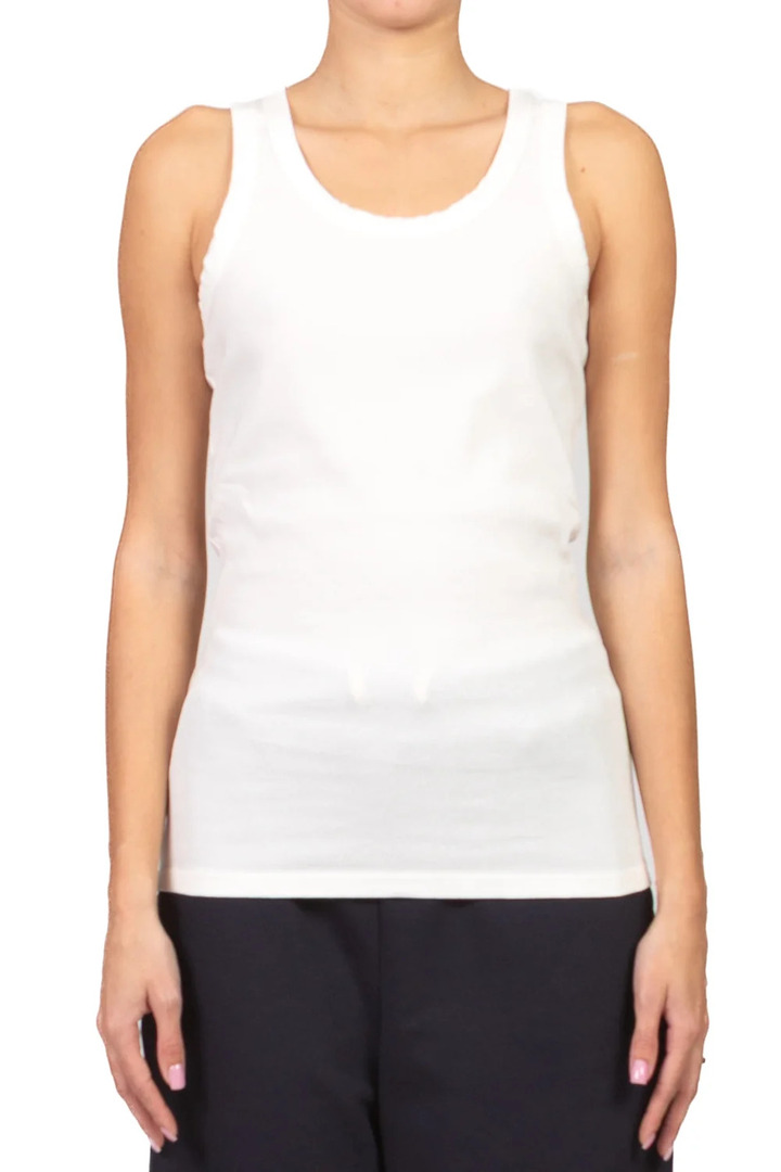 RIB TOP WHITE