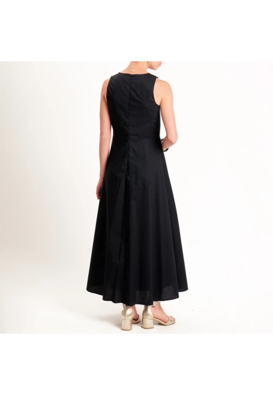 POPLIN DRESS BLACK