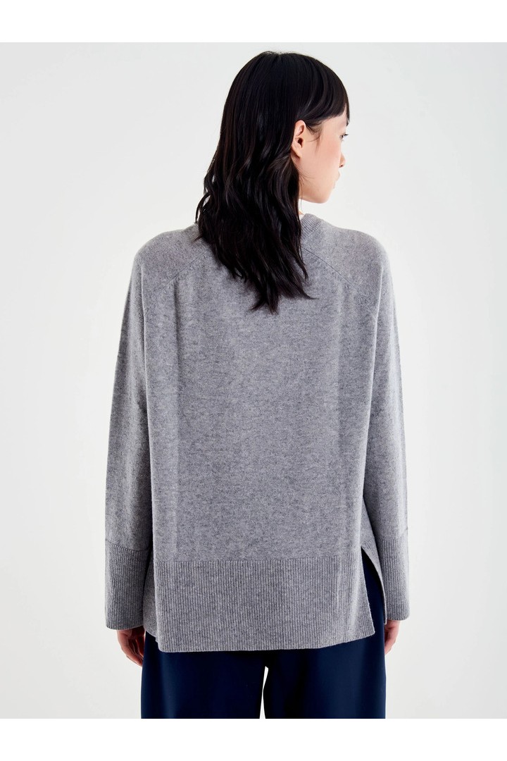 CREW-NECK JUMPER GREY