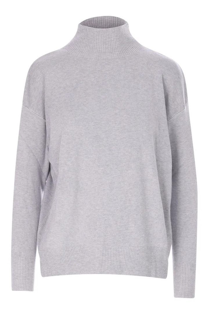 Turtleneck pullover grey 