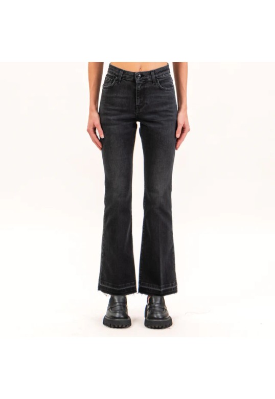 Jeans GISELE flare bootcut fit - denim black