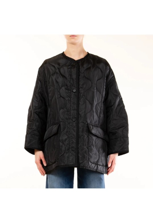 Oversized Padded Jacket black