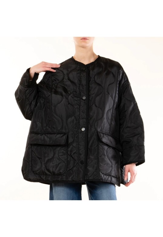 Oversized Padded Jacket black