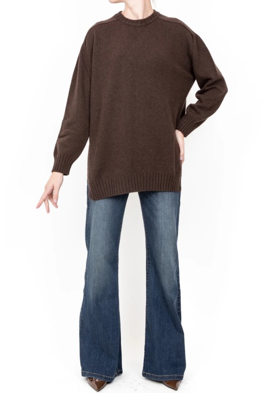 Oversized sweater Brown