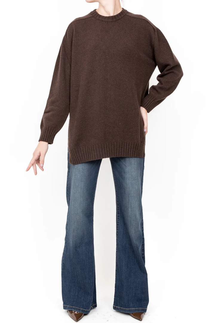 Oversized sweater Brown