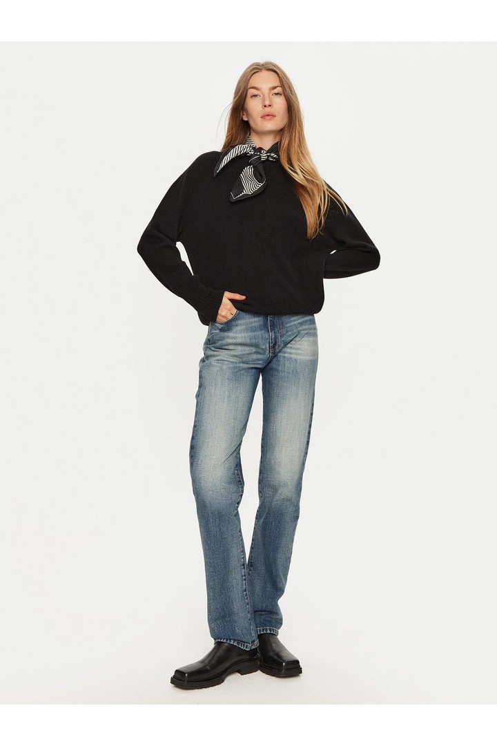 Mixed Cashmere Sweater Black