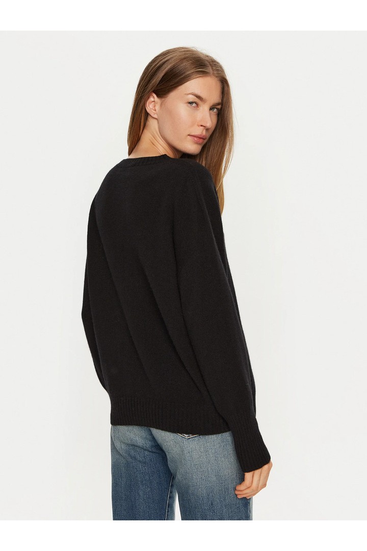 Mixed Cashmere Sweater Black