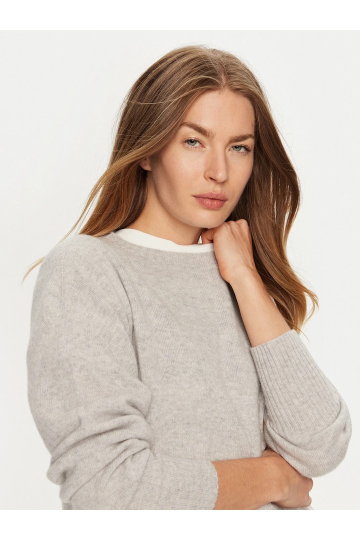 Mixed Cashmere Sweater Grey