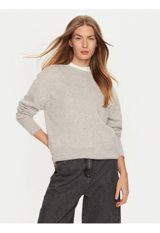 Mixed Cashmere Sweater Grey