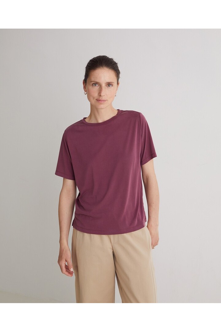 Light-aubergine short-sleeve t-shirt