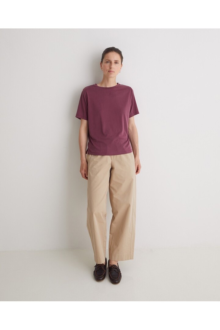 Light-aubergine short-sleeve t-shirt