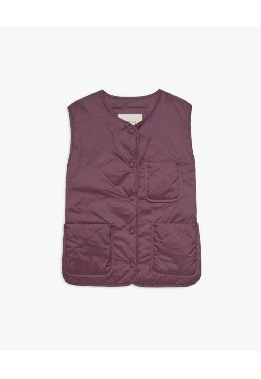 Lilac water-repellent vest