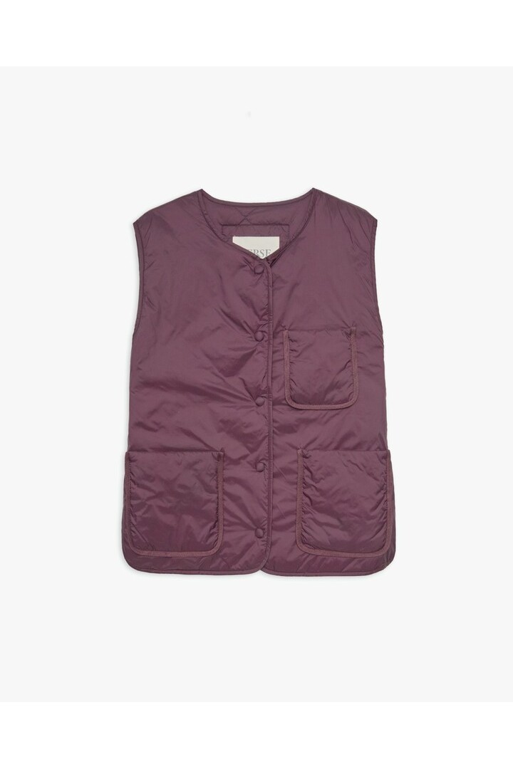 Lilac water-repellent vest