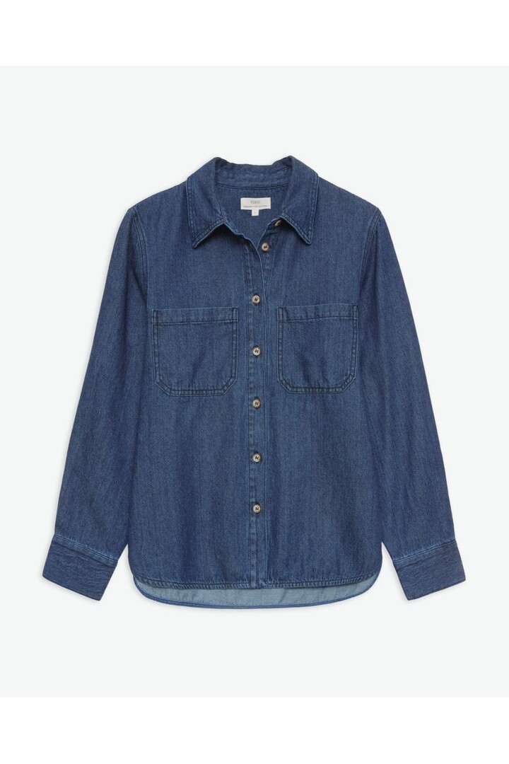 Blue denim shirt
