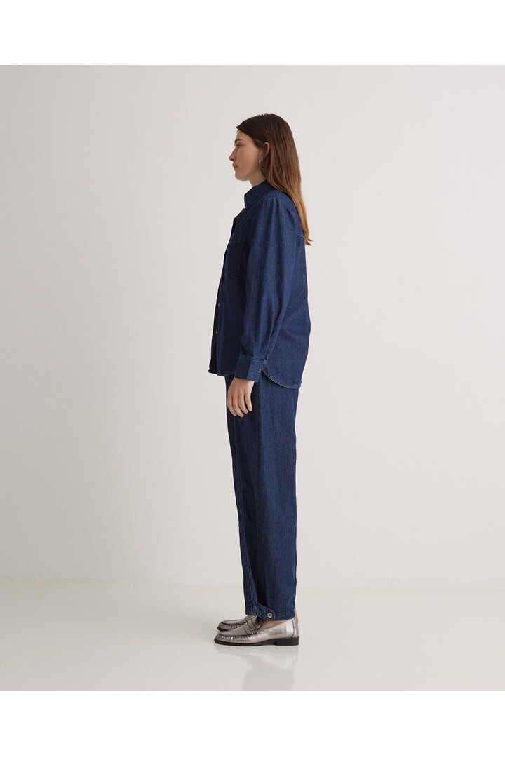 Blue denim shirt