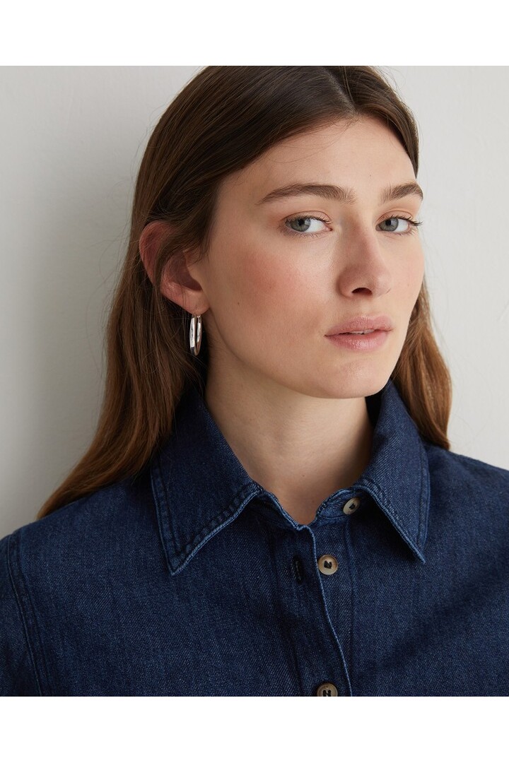 Blue denim shirt