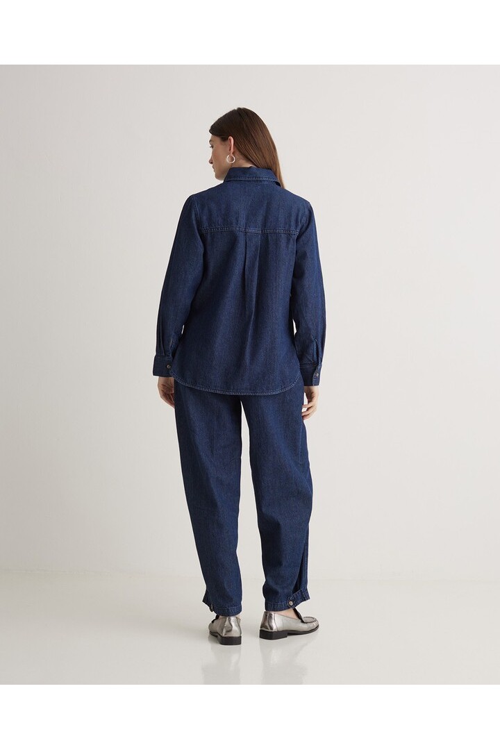 Blue denim shirt