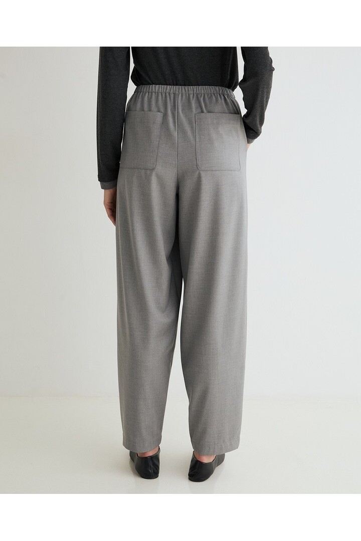 HIGH-WAISTED BALLOON TROUSERS GREY